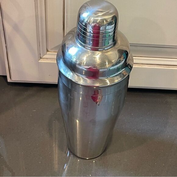 Cocktail shaker chrome polish stainless steel drink mixer - Picture 5 of 6